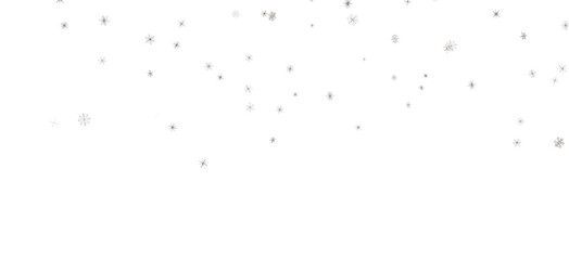 Festive Snowstorm: Magnificent 3D Illustration Showcasing Falling Christmas Snowflakes