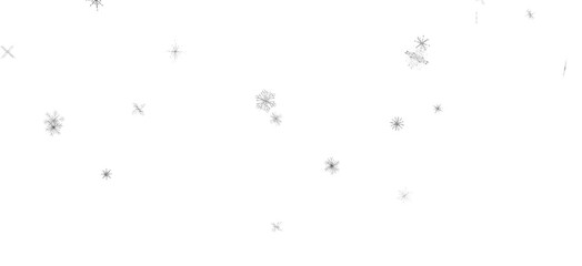 Festive Snowstorm: Magnificent 3D Illustration Showcasing Falling Christmas Snowflakes