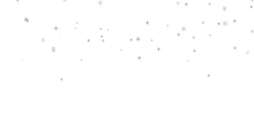 Festive Snowstorm: Magnificent 3D Illustration Showcasing Falling Christmas Snowflakes