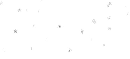 Festive Snowstorm: Magnificent 3D Illustration Showcasing Falling Christmas Snowflakes