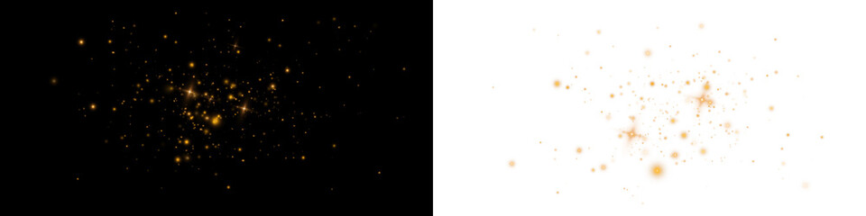 Magical Celebration Path PNG Featuring Golden Glow, Bokeh Shine, and Falling Spark Effect for Festive Greeting Cards and Decorations