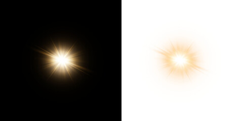 Fototapeta premium Futuristic Stage Light PNG Featuring Neon Rays, Flash Burst, and Shiny Spark Effects for Shows and Event Designs