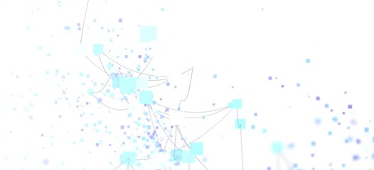 Abstract background image depicting a network connection with flowing data. Ideal for tech,...