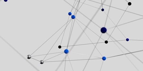 Modern abstract background with connected nodes. Ideal for technology, network, and connection concepts.
