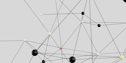 Stock photo of an abstract network.  Ideal for technology, connection, and communication concepts.
