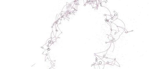 Obraz premium Abstract background with connected lines and dots. Network concept. Technology background.