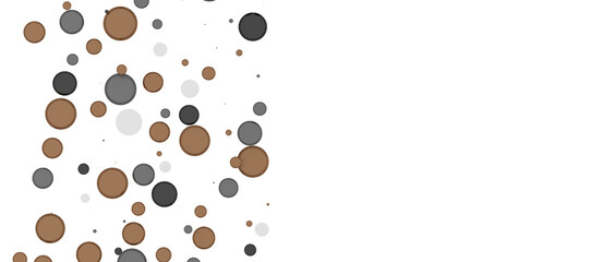 gold confetti background, isolated on transparent background
