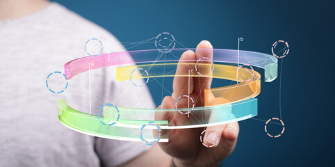 Modern technology, data analysis,  business intelligence, digital future, innovative solutions.