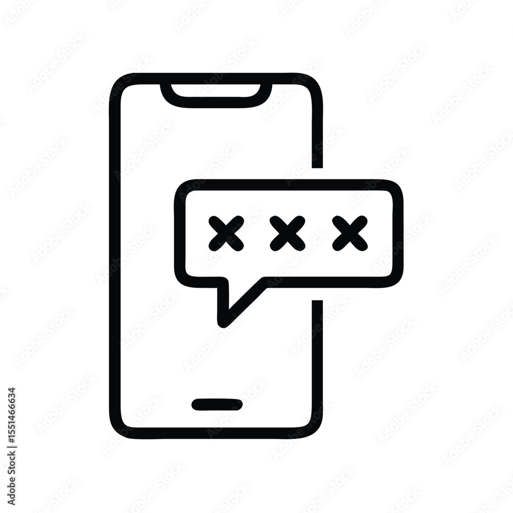 Poster mobile phone password security authentication access code protection privacy unlock login verificati