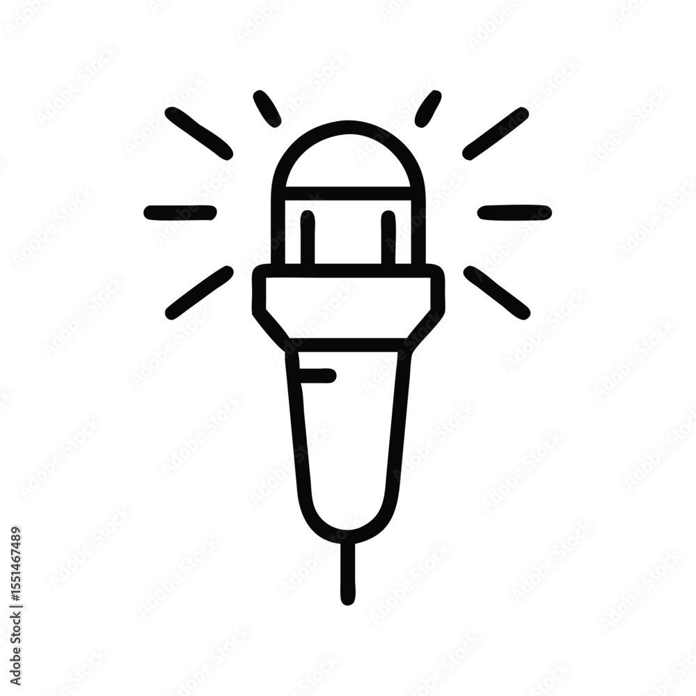 Poster find the best microphone icon vector for your project clean and modern design style microphone vecto