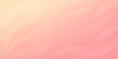Elegant pink peach abstract background with soft light gradients and minimal wave design