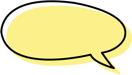 ふきだし素材セット　カラフルでレトロポップなイラスト 　シンプル　ベクター	