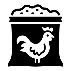 Chicken Feeding Icon