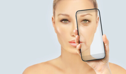 Signs of skin aging,signs of premature aging, Wrinkles and fine lines,Age spots,Sagging skin,Dehydrated skin,eyelid area