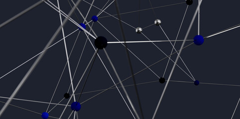 Stock photo of an abstract network.  Perfect for technology, connection, and global concepts.