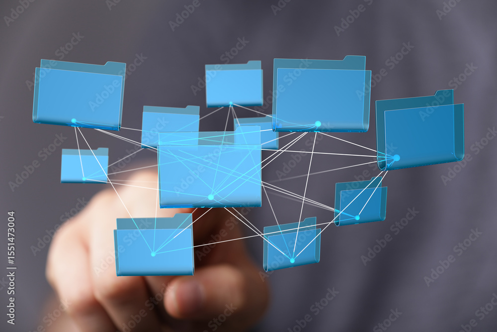 Aufkleber Efficiently manage and share files across a network. Secure, reliable, and user-friendly.