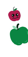 apple cartoon character