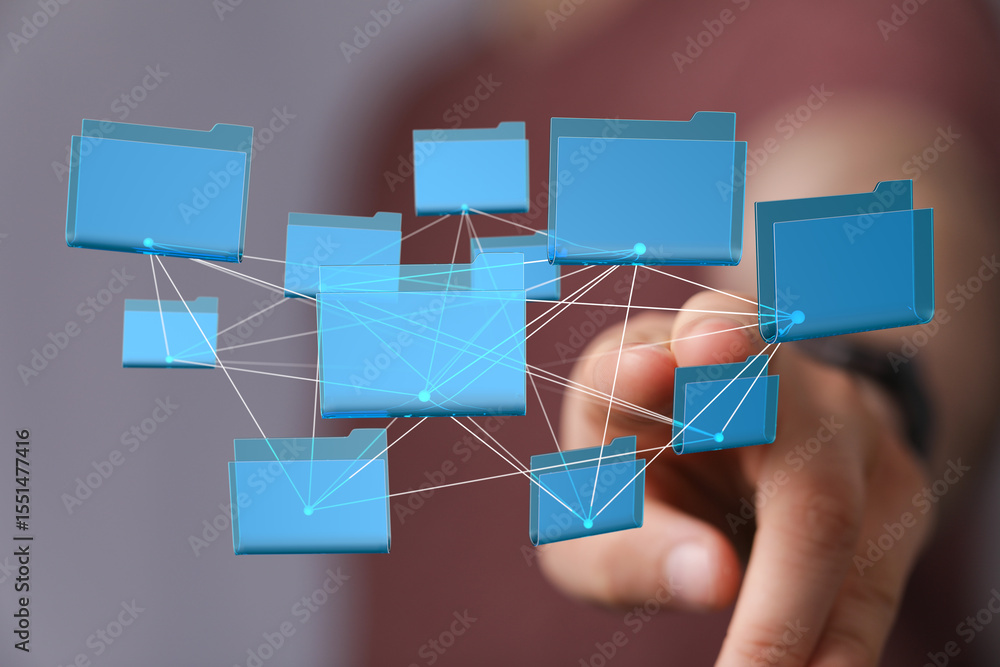 Aufkleber Efficiently manage and share files with our secure cloud storage solution.  Boost team collaboration today!