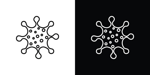 Bacteria icon vector, Symbol, logo illustrations