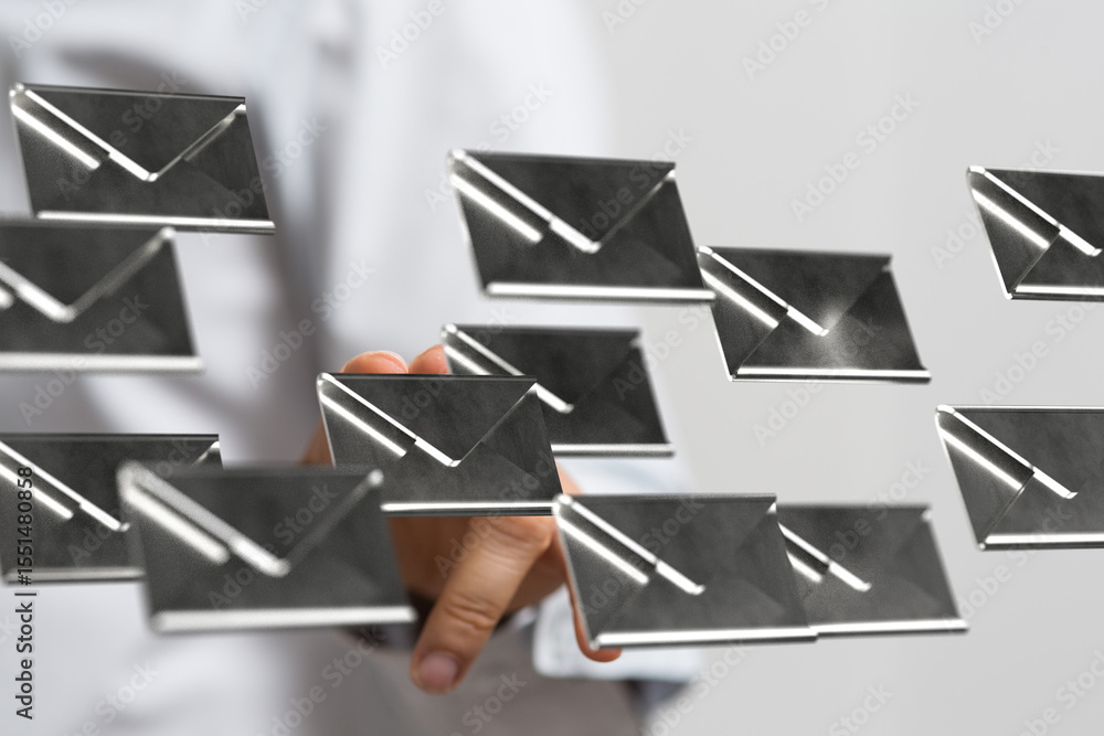 Poster Streamline your inbox.  Tips and tricks for efficient email management and organization.