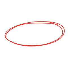 Red line circle