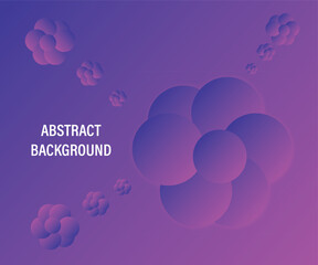 abstract background with bubbles