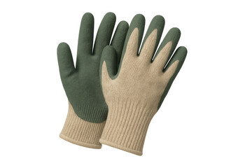 Obraz premium Work gloves protecting hands with transparent background