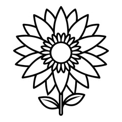 Ladybug Crawling on a Vibrant Sunflower Petal