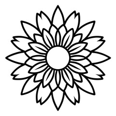 Group of Sunflowers Facing the Sun on a Bright Day