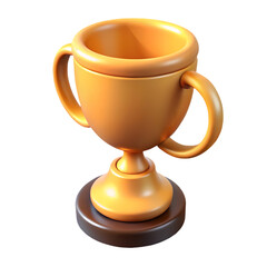 golden trophy cup transparent background 