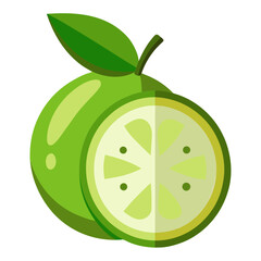 Modern Acca Sellowiana Fruit Graphic for Food Designs