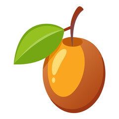 Modern Chinese Date Vector Art on White Background