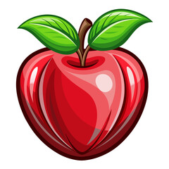 Simple Mabolo or Velvet Apple Fruit Illustration