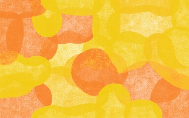 黄色のにじみ