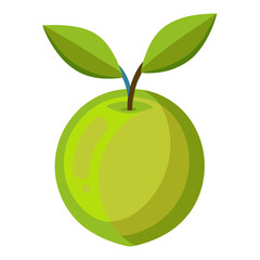 Modern Red Ziziphus Fruit Vector Art