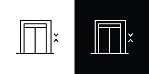 Elevator icon vector, Symbol, logo illustrations © Ranveer