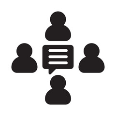 Communication Vector Icon which can easily modify or edit