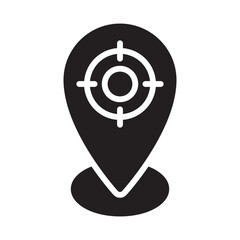 Tracking system Vector Icon which can easily modify or edit