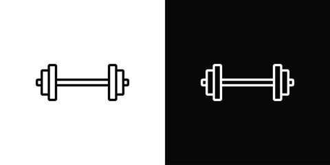 Gym icon vector, Symbol, logo illustrations