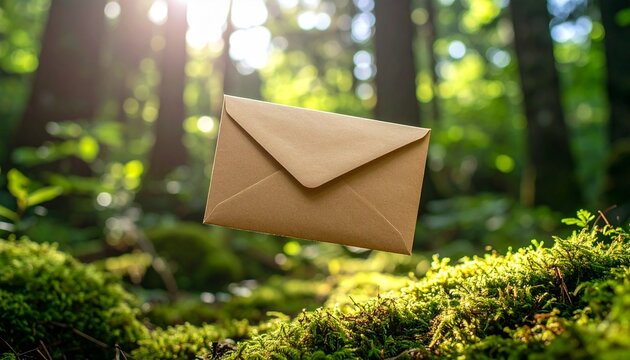 Sustainable Eco-Friendly Letter in Nature A Message of Green Living