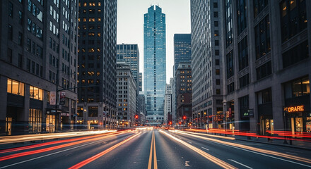 Fototapeta premium new york city street