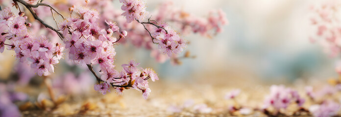 Springtime magic blooms with pink cherry blossoms in a tranquil outdoor setting inviting creativity and serenity
