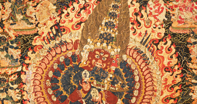 Mahakala And His Consort Kali Mahakali Represent Ultimate Destructive Power Of Brahman. They Are Not Bounded By Any Rules Or Regulations. Buddhism Mahakala Is Wrathful Manifestation Of Buddha