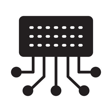 Multithreading Vector Icon which can easily modify or edit