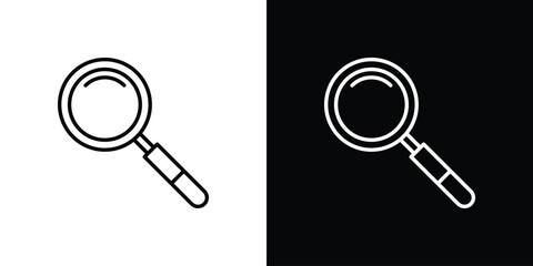 Loupe icon vector, Symbol, logo illustrations