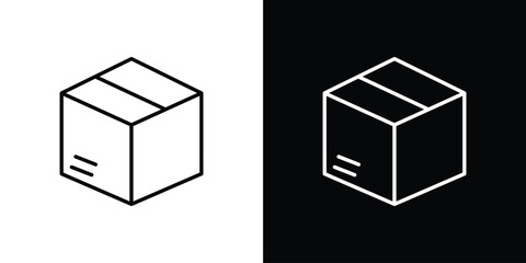 Package icon vector, Symbol, logo illustrations