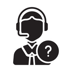 Client support Vector Icon which can easily modify or edit