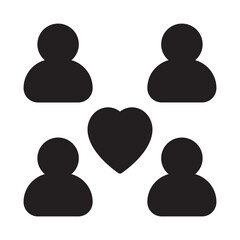 Loyalty staff Vector Icon which can easily modify or edit