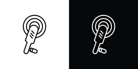 Polisher icon vector, Symbol, logo illustrations