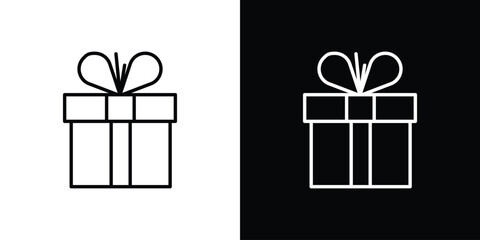 Present box icon vector, Symbol, logo illustrations